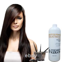 1000ml/34oz Brazilian Keratin Smoothing Hair Straightener Treatment + BONUS 8PCS