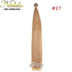 100S Pre Bonded Keratin Fusion Stick I Tip Hair 100% Remy Human Hair Extensions
