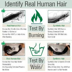 100% Real Remy Hair Nail U Tip Glue Human Hair Extensions Keratin Pre Bonded US