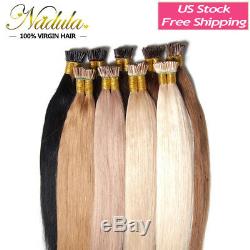 100s Pre Bonded Keratin Stick I Tip Nail U Tip Remy Real Human Hair Extensions