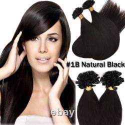 150G Pre Bonded Keratin U-Tip Remy Human Hair Extensions Nail Tip THICK Balayage