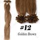 150g Thick Keratin Nail U Tip Remy Human Hair Extensions Pre Bonded Balayage Us