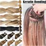 16-24 Thck Pre Bonded Keratin Nail U Tip 100% Remy Human Hair Extensions Ombre