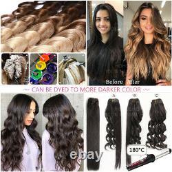 16-24 THCK Pre Bonded Keratin Nail U Tip 100% Remy Human Hair Extensions Ombre