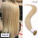 200s Thick Nail U Tip Real Remy Human Hair Extensions Keratin Glue Fusion Blonde