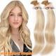 200 Strands I-tip Stick Hair 100% Remy Human Hair Extensions Keratin Ring Beads