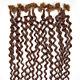 20inch Body Wavy/curly Fusion Nail U Tip Keratin Remy Human Hair Extensions 7a
