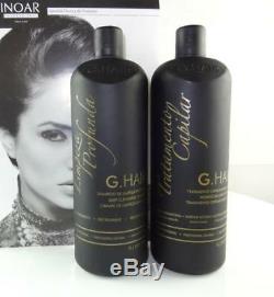 2 Liter Ghair Moroccan Brazilian Keratin Treatment Blow Dry Hair Free Inoar Oil