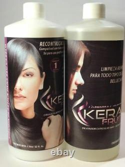 2 PACK Brazilian Cirugia Capilar Treatment Kera Fruit Straightening Keratin