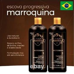 2 Pcs Kit Profesional Marroquí Ghair Progresivo Brazilian Keratin Hair Treatment