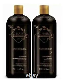 2 Pcs Kit Profesional Marroquí Ghair Progresivo Brazilian Keratin Hair Treatment