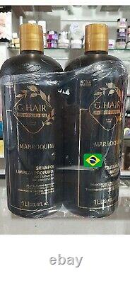 2 Pcs Marroquina Keratin Hair Straightener Treatment Smoothing Brazilian Blowout
