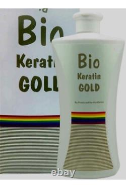 2x Bio Keratin Gold Brazilian Hair Straightener 700 ML Hair Accessories, Barber