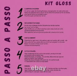 2x Fox Gloss Progressive Brush Step 2 Brazilian Keratin Treatment 1L