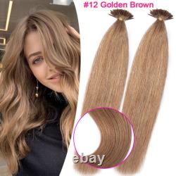 300S I Tip Stick Remy Human Hair Extensions Micro Keratin Fusion Bead Pre Bonded