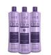 - (3x1 Litter) Plastica Dos Fios Brazilian Keratin Hair Smoothing System, Anti R