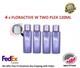 4x Floractive Brazilian Progressive Brush W Two Plex Blond 120ml 4.05 Fl Oz