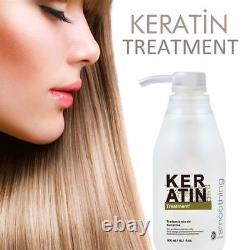 5% Keratin Hair Straightening Hair Care Set Products 300ml Keratin 100ml Shampoo