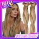 8a Clearance Nail U Tip 100% Remy Human Hair Extension Fusion Pre Bonded Keratin