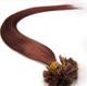 8a Pre Bonded Keratin U Nail Tip Remy Human Hair Extensions Brazilian Salon Hair