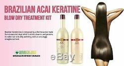 Acai Brazilian Keratin Hair Smoothing Treatment Full Kit ETernity Liss