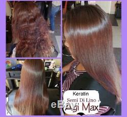 Agi Max Brazilian Keratin Hair Treatment Kit 1 liter 3 Steps 3 x 1000ml Kera-x