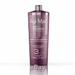 Agi Max Brazilian Keratin Hair Treatment Kit 1 liter 3 Steps 3 x 1000ml T