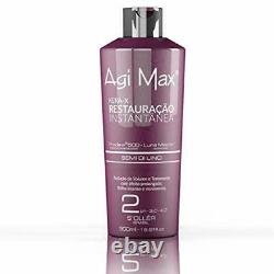 Agi Max Brazilian Keratin Hair Treatment Kit (3 Bottles)