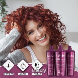 Agi Max Brazilian Natural Keratin Hair Treatment Kit for Straightening Curls