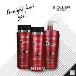 Agi Max DNA Kit S'oller Brazilian Anti Volume System Soller Keratin Treatment