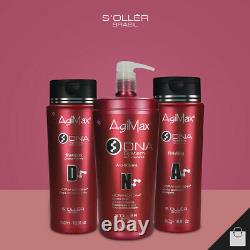 Agi Max DNA Kit S'oller Brazilian Anti Volume System Soller Keratin Treatment