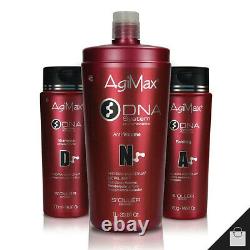 Agi Max DNA Kit S'oller Brazilian Anti Volume System Soller Keratin Treatment