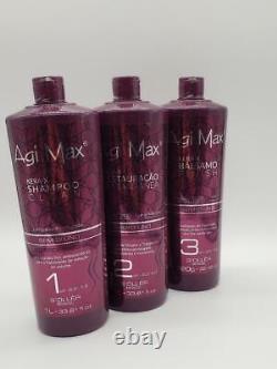 Agi Max Kera-X Brazilian Keratin Treatment 3L Progressive Brush One Single