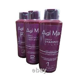 Agi Max Kera-X Semi di Lino Hair Straightening Red Soller Treatment 500ML