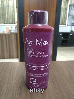 Agi Max Kera-X Semi di Lino Hair Straightening Red Soller Treatment 500ML