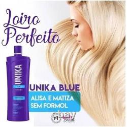 Agilise Unika Blue Hair Straightener Brazilian Keratin Treatment 1L Quick Send