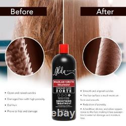 Alda Chocolate Brazilian Keratine Treatment Permanent Straightening Blowout 3