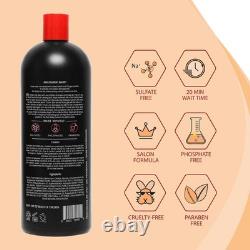 Alda Chocolate Brazilian Keratine Treatment Permanent Straightening Blowout 3