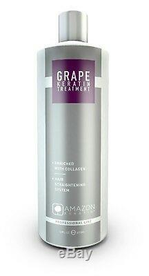 Amazon Keratin Brazilian Hair Straightening Extract Grape With Collagen 946 ml/