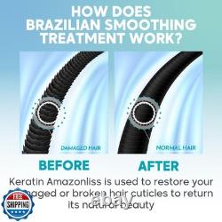 Amazonliss Keratin Hair Treatment Set 8.45 Fl Oz Natural Ingredients ACAI