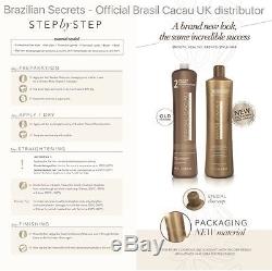 BRASIL CACAU BRAZILIAN KERATIN TREATMENT BLOW DRY HAIR STRAIGHTENING 300ml KIT