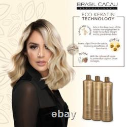 BRASIL CACAU Brazilian Eco Keratin Step No 2 Smoothing Treatment 1L Brazil 2