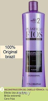 BRAZILIAN KERATIN CADIVEU PLASTICA DOS FIOS HAIR STRAIGHTENING STEP 2 +MASK 500g