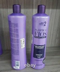 BRAZILIAN KERATIN CADIVEU PLASTICA DOS FIOS HAIR STRAIGHTENING STEP 2 +MASK 500g