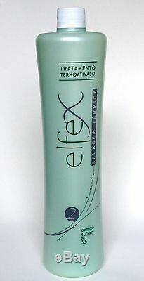 BRAZILIAN KERATIN ELFEX HAIR SMOOTHING TREATMENT 34 oz (1000ml) BOTTLE STEP 2