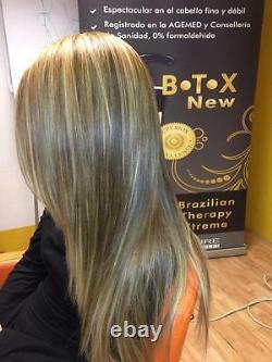 BTX Blow Locks Blonde Thin Damaged Smoothing Capliar Btox Hair Treatment 10 oz