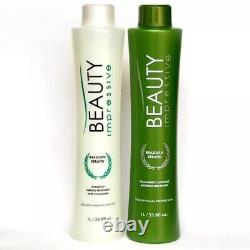 Beauty Impressive Brazilian Keratin Kit 2x1L Shampoo + Anti Frizz Treatment