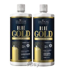 Blue Gold Salvatore Brazilian Keratin Treatment Blowout 2x1L Salvatore