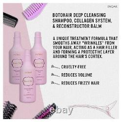 Botohair by INOAR step Brazilian Hair Keratin Treatment 3/33.8oz each bottles