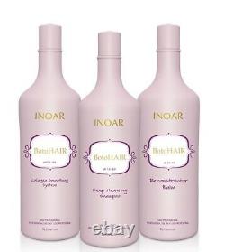 Botohair by INOAR step Brazilian Hair Keratin Treatment 3/33.8oz each bottles